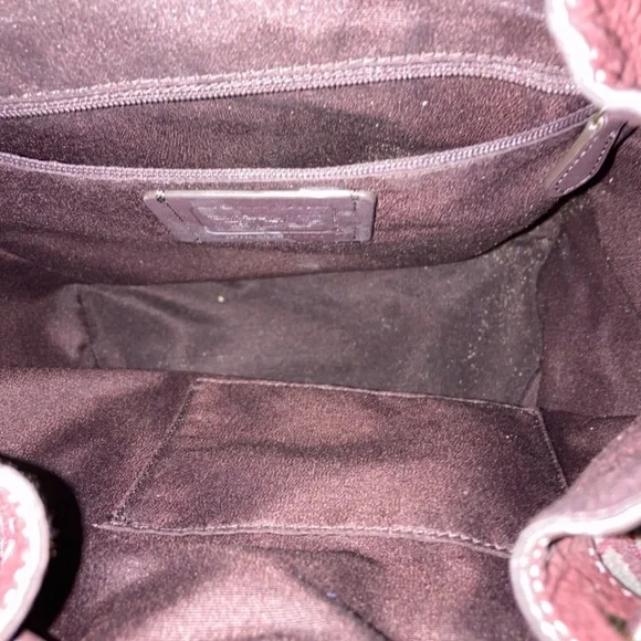 Dempsey drawstring Coach backpack purse - Picture 3 of 5